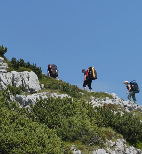 climbing, mountains, load